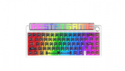 Беспроводная игровая механическая клавиатура Ajazz Pixel 68, 8K, Hot-Swap, RGB, с матричным LED экраном