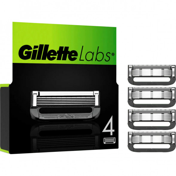 Лезвия для бритвы Gillette Labs, 4 шт. в Махачкале