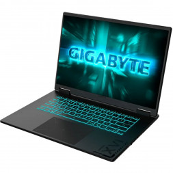 Ноутбук Gigabyte Gaming A16 GA63H (3VHK3EE893SD) (16", IPS, AMD Ryzen 7 260 3.8ГГц, 8 ядер, 16ГБ DDR5, 512ГБ SSD, NVIDIA GeForce RTX 5060 - 8 ГБ, без ОС), черный