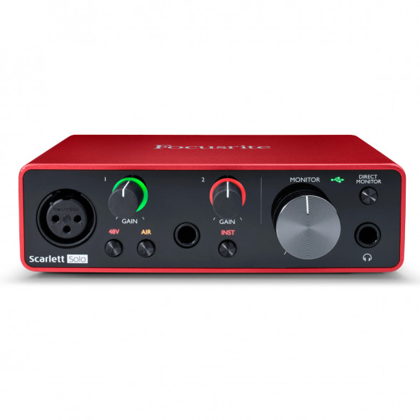 Внешняя звуковая карта FOCUSRITE Scarlett Solo 3rd Gen в Махачкале