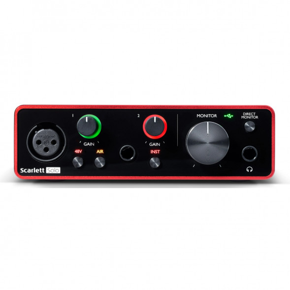 Внешняя звуковая карта FOCUSRITE Scarlett Solo 3rd Gen в Махачкале