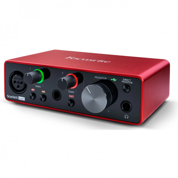 Внешняя звуковая карта FOCUSRITE Scarlett Solo 3rd Gen в Махачкале