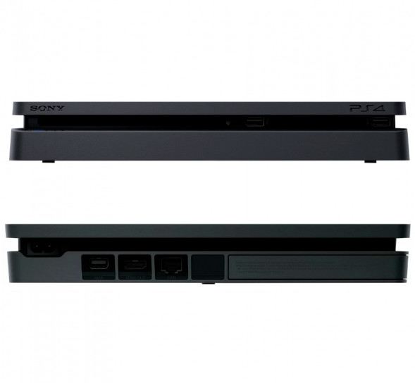 Игровая приставка Sony PlayStation 4 Slim 500 ГБ HDD, черный в Махачкале