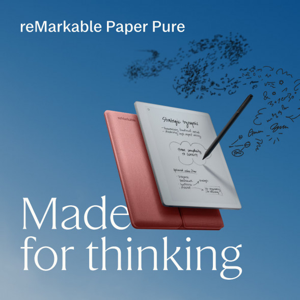 Графический планшет reMarkable Paper Pure+Marker Plus+Sleeve Folio, Desert Pink в Махачкале