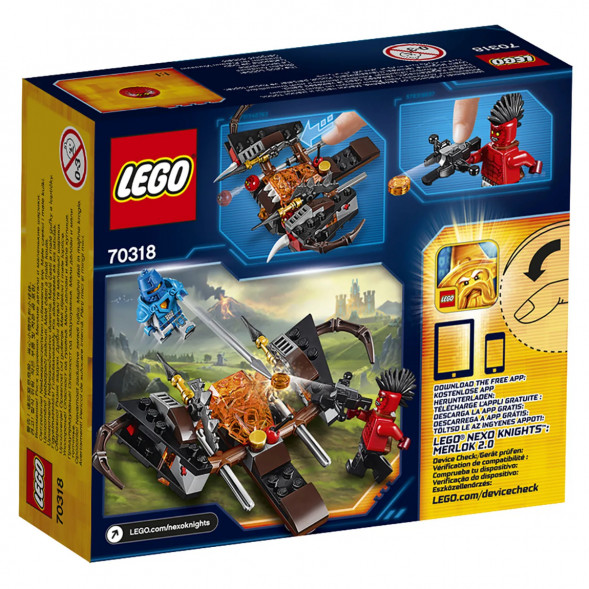 Конструктор LEGO Nexo Knights 70318 Шаровая ракета в Махачкале
