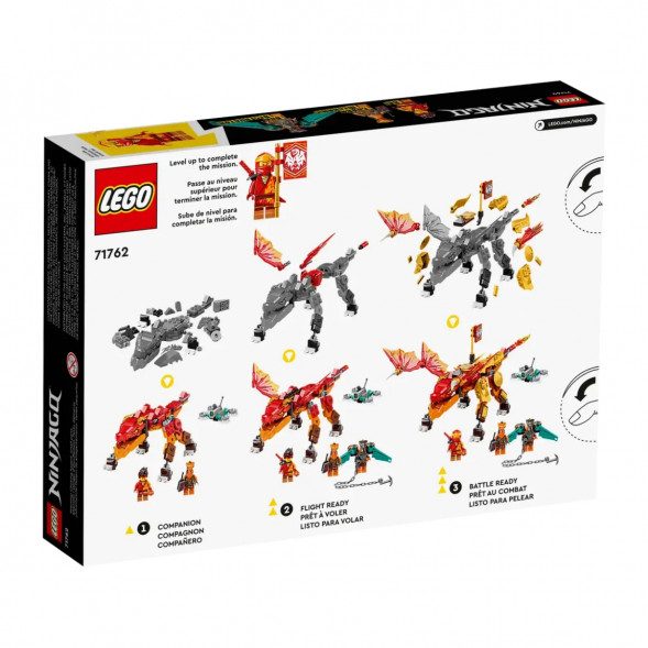 Конструктор LEGO Ninjago 71762 Огненный дракон ЭВО Кая в Махачкале
