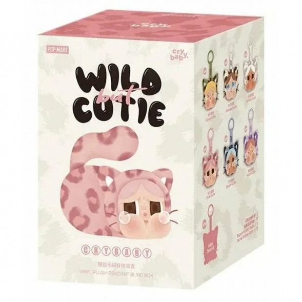 Коллекционная фигурка POP MART CRYBABY Wild But Cutie Series - Vinyl Plush Pendant Blind Box в Махачкале
