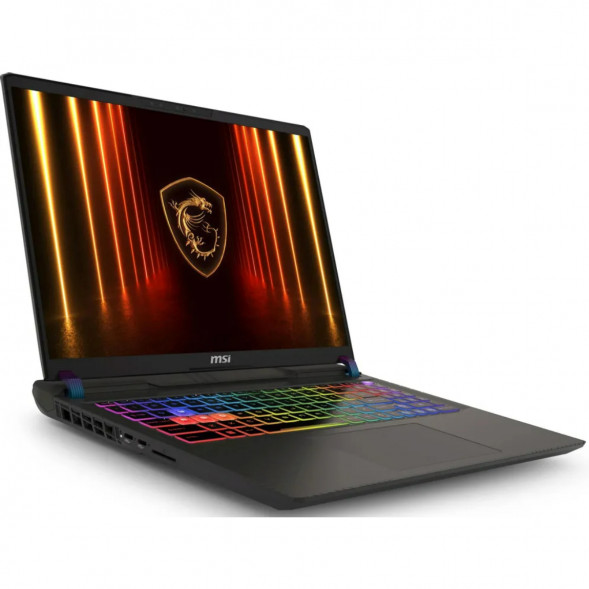 Ноутбук MSI Vector A16 HX A8WHG-033XRU (16&amp;quot;, IPS, AMD Ryzen 9 8940HX 2.4ГГц, 16-ядерный, 16ГБ DDR5, 1ТБ SSD, NVIDIA GeForce RTX 5070 Ti 12 ГБ, без ОС), серый космос в Махачкале