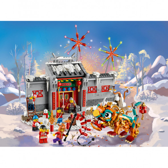 Конструктор LEGO Chinese New Year 80106 Легенда о Няне в Махачкале