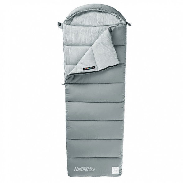 Спальный мешок Naturehike Envelope M180 (правый), серый в Махачкале