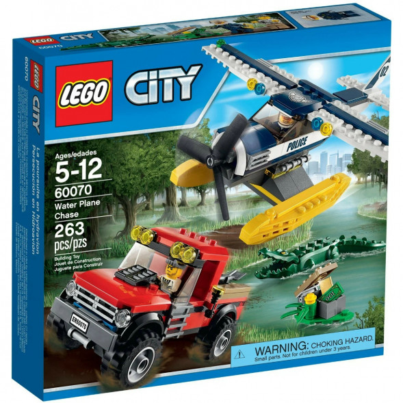 Конструктор LEGO City 60070 Погоня на полицейском гидроплане в Махачкале