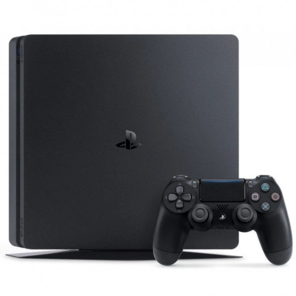 Игровая приставка Sony PlayStation 4 Slim 1TB black в Махачкале