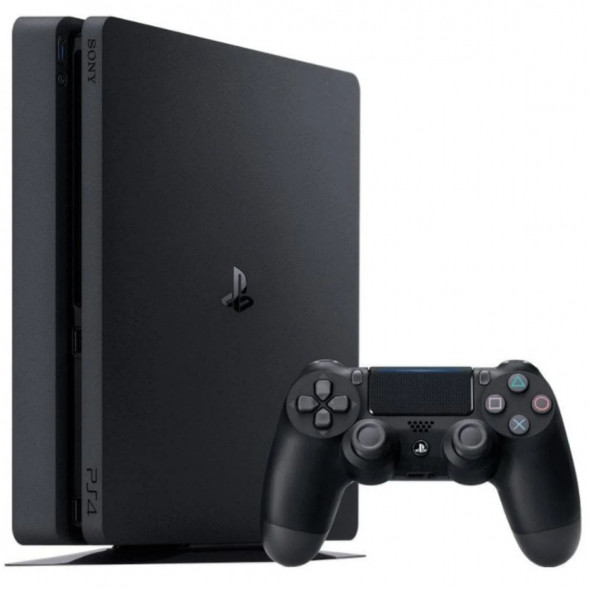 Игровая приставка Sony PlayStation 4 Slim 1TB black в Махачкале