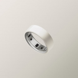 Умное кольцо Oura Ring 4 Ceramic (размер 14), Облако/Cloud