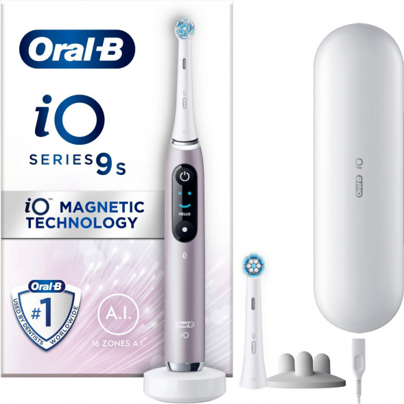 Электрическая зубная щетка Oral-B iO Series 9s (387194), Розовый кварц в Махачкале