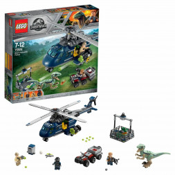 Конструктор LEGO Jurassic World 75928 Погоня за Блю на вертолёте