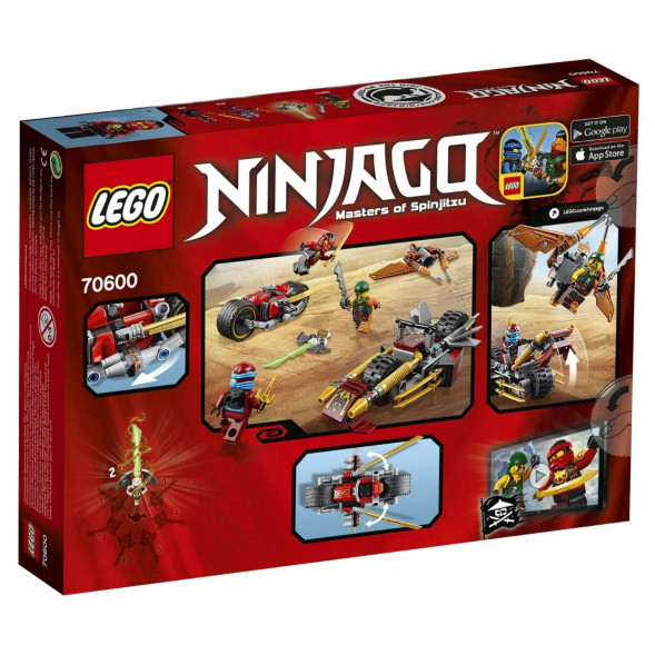 Конструктор LEGO Ninjago 70600 Погоня на мотоциклах в Махачкале