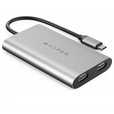 Адаптер HyperDrive Dual 4K HDMI для MacBook M1/M2 в Махачкале