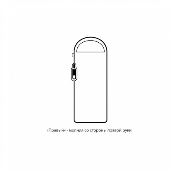 Спальный мешок Naturehike Envelope M180 (правый), зелёный в Махачкале