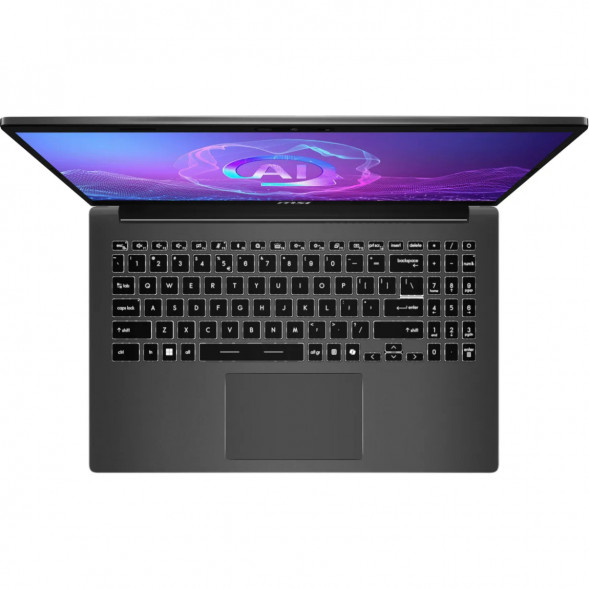 Ноутбук MSI Modern A15 AI+ F3HMG-040XRU (15.6&amp;quot;, IPS, AMD Ryzen AI 5 330 2ГГц, 4-ядерный, 16ГБ DDR5, 512ГБ SSD, AMD Radeon 820M, без ОС), серый в Махачкале
