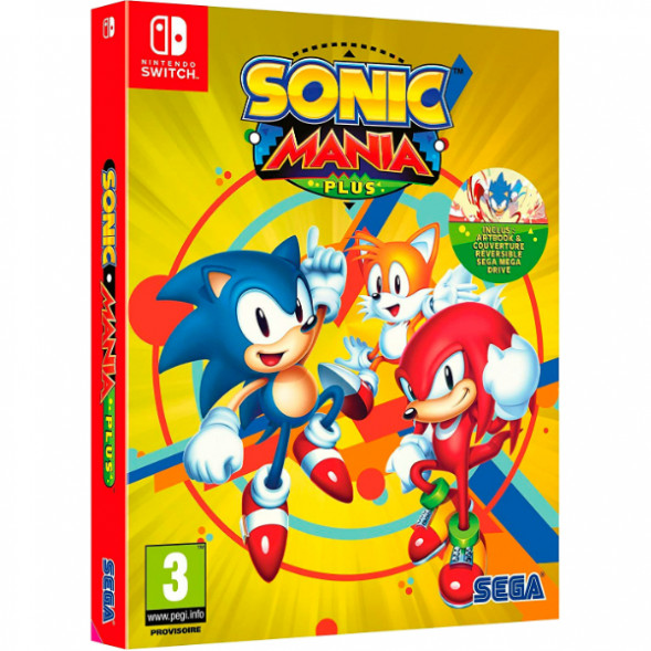 Sonic Mania Plus + Артбук (Nintendo Switch, Английская версия) в Махачкале