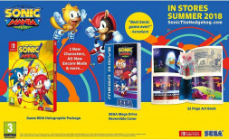 Sonic Mania Plus + Артбук (Nintendo Switch, Английская версия)