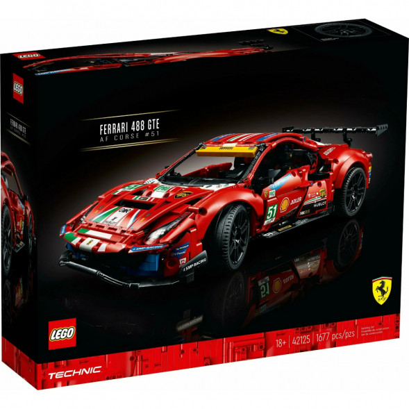 Конструктор LEGO Technic 42125 Ferrari 488 GTE &amp;quot;AF Corse #51&amp;quot; в Махачкале