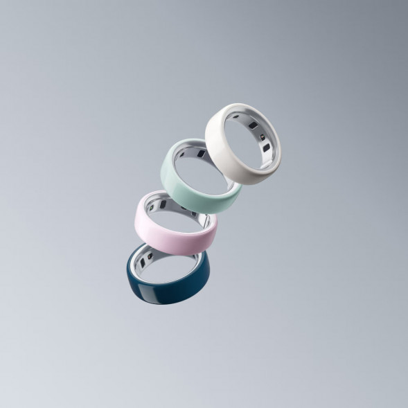 Умное кольцо Oura Ring 4 Ceramic (размер 4), Темная ночь/Midnight в Махачкале