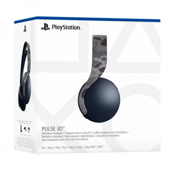 Беспроводная компьютерная гарнитура Sony PULSE 3D, серый камуфляж