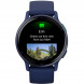 Умные часы Garmin Vivoactive 5, синие с металлически-синим безелем и силиконовым ремешком 010-02862-12 в Махачкале