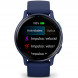 Умные часы Garmin Vivoactive 5, синие с металлически-синим безелем и силиконовым ремешком 010-02862-12 в Махачкале