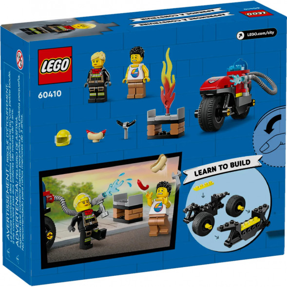 Конструктор LEGO City 60410 Пожарно-спасательный мотоцикл в Махачкале