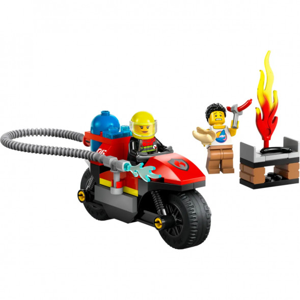 Конструктор LEGO City 60410 Пожарно-спасательный мотоцикл в Махачкале