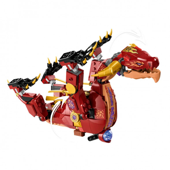 Конструктор LEGO Ninjago 71793 Лавовый дракон-трансформер в Махачкале