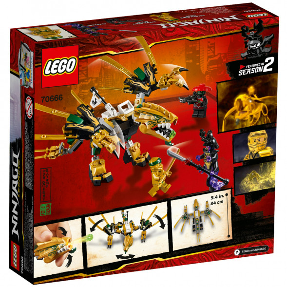 Конструктор LEGO Ninjago 70666 Золотой Дракон в Махачкале
