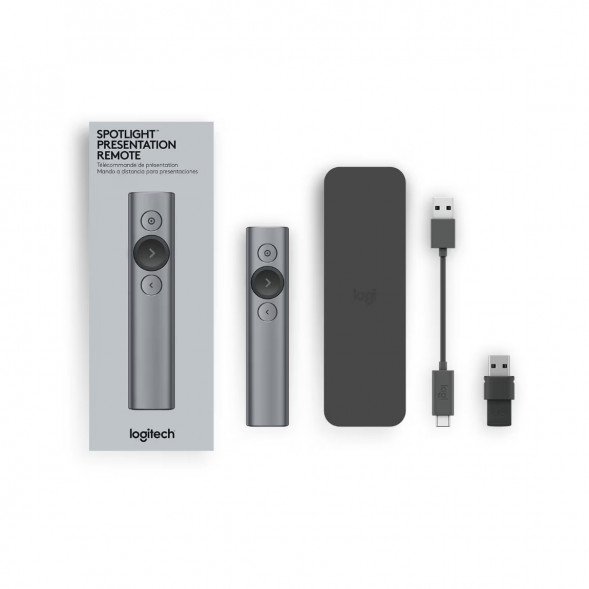 Презентер Logitech Spotlight Presentation Remote серый в Махачкале