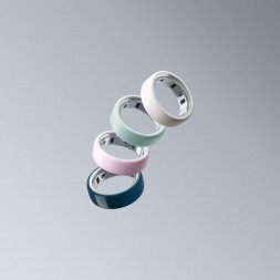 Умное кольцо Oura Ring 4 Ceramic (размер 5), Темная ночь/Midnight