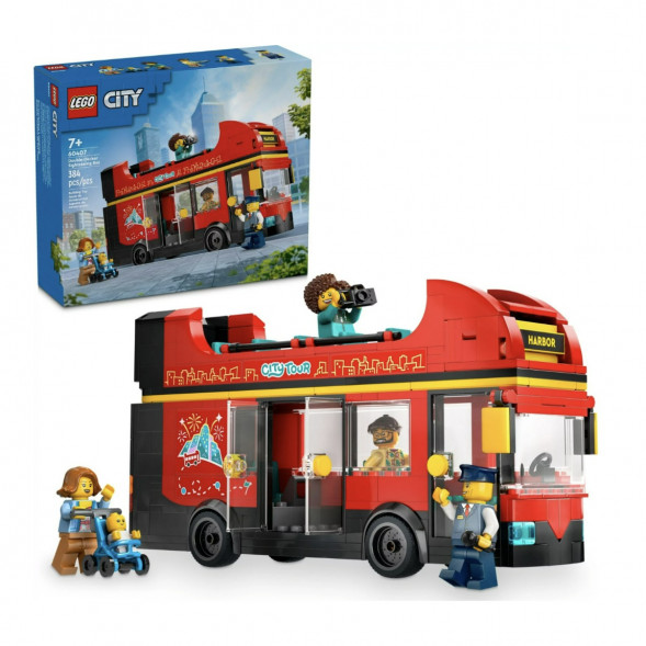 Конструктор LEGO City 60407 Красный двухэтажный экскурсионный автобус в Махачкале