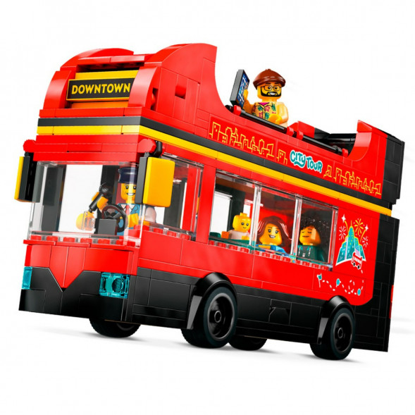 Конструктор LEGO City 60407 Красный двухэтажный экскурсионный автобус в Махачкале