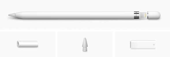 Стилус Apple Pencil (1-го поколения) с USB-C to Apple Pencil адаптером (MQLY3) в Махачкале
