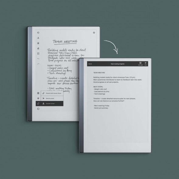 Графический планшет reMarkable 2 со стилусом Marker Plus и чехлом Book Folio серый (RM114) в Махачкале