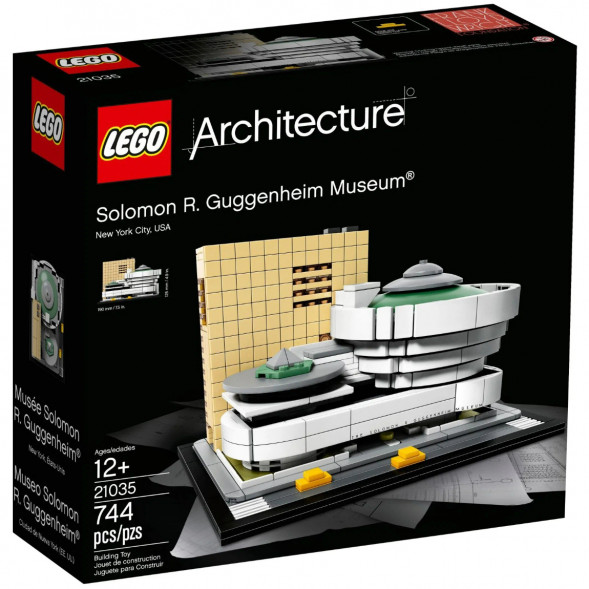Конструктор LEGO Architecture 21035 Музей Соломона Гуггенхайма в Махачкале
