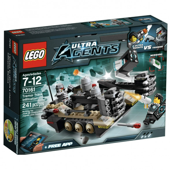Конструктор LEGO Ultra Agents 70161 Проникновение гусеничного танка Тремора в Махачкале