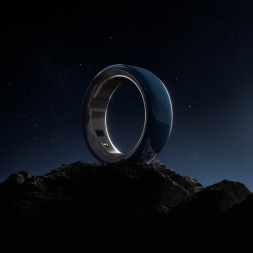 Умное кольцо Oura Ring 4 Ceramic (размер 6), Темная ночь/Midnight
