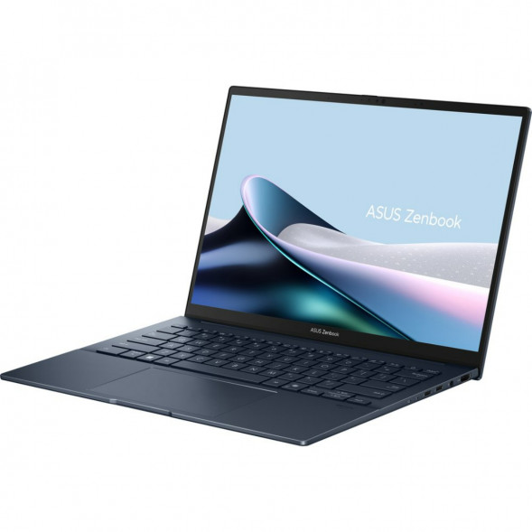 Ноутбук ASUS Zenbook 14 UX3405CA-ST1350 (14&amp;quot;, OLED, Intel Core Ultra 5 225H 1.7ГГц, 14-ядер, 16ГБ LPDDR5x, 512ГБ SSD, Intel Arc 130T, без ОС), синий в Махачкале