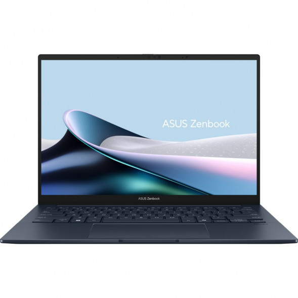 Ноутбук ASUS Zenbook 14 UX3405CA-ST1350 (14&amp;quot;, OLED, Intel Core Ultra 5 225H 1.7ГГц, 14-ядер, 16ГБ LPDDR5x, 512ГБ SSD, Intel Arc 130T, без ОС), синий в Махачкале