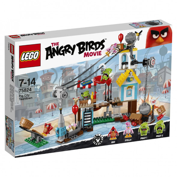 Конструктор LEGO Angry Birds 75824 Разгром Свинограда в Махачкале
