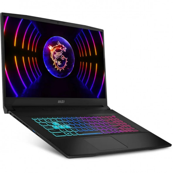 Ноутбук MSI Katana 17 B13VEK-1624XRUY (17.3&amp;quot;, IPS, Intel Core i5 13420H 2.1ГГц, 8 ядер, 16ГБ DDR5, 512ГБ SSD, NVIDIA GeForce RTX 4050 - 6 ГБ, без ОС), черный в Махачкале