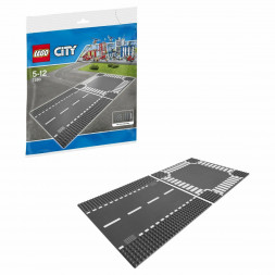 Конструктор LEGO City 7280 Прямая дорога и перекрёсток
