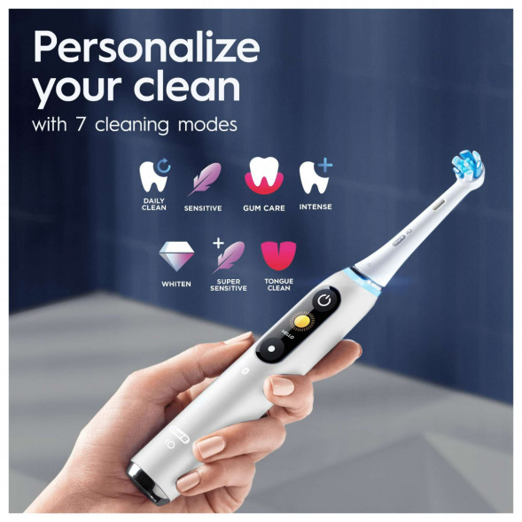 Электрическая зубная щетка Oral-B iO Series 9s (387224), White в Махачкале